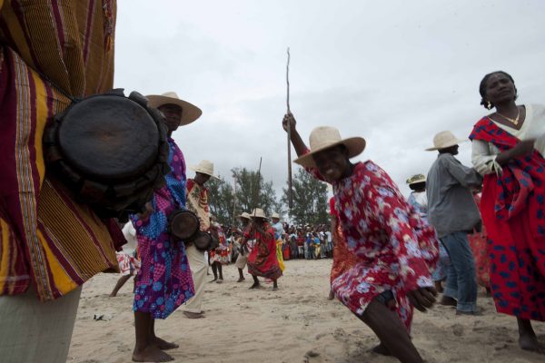 Musique et danse durant la procession